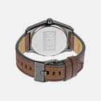 Diesel Leather Blue watch