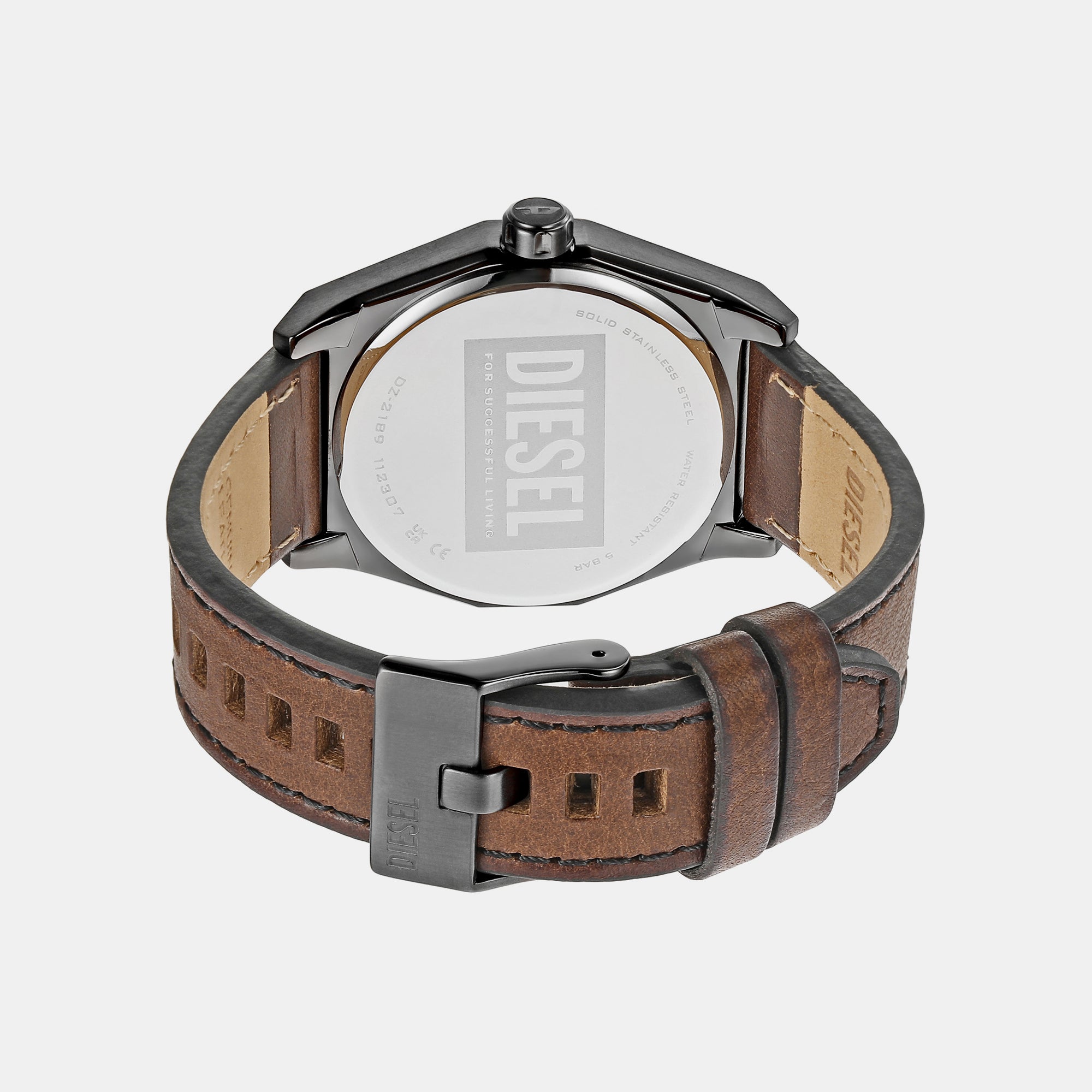 Diesel Leather Blue watch