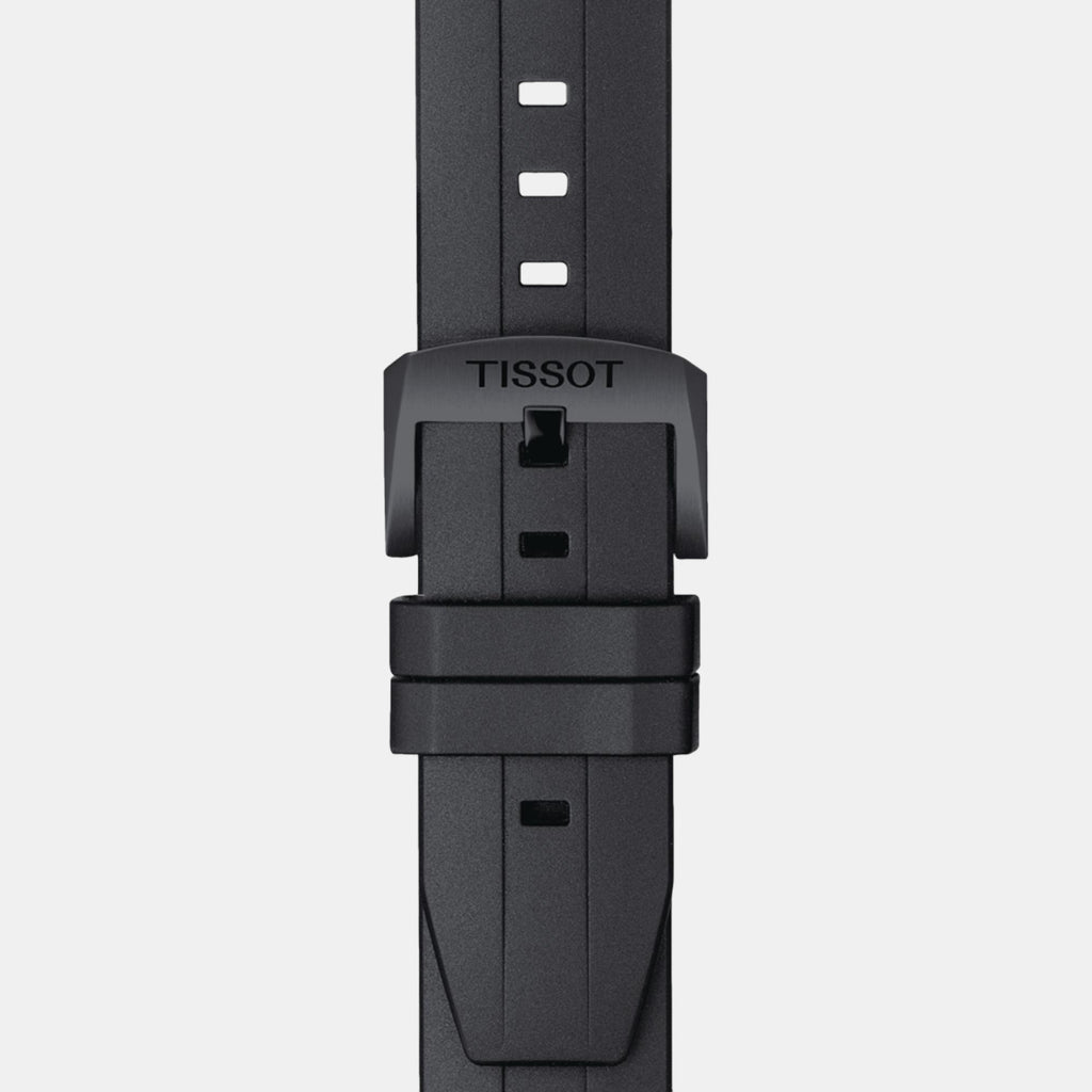 Seastar 1000 Men Automatic Black Dial Analog Silicone Watch T1204073705100