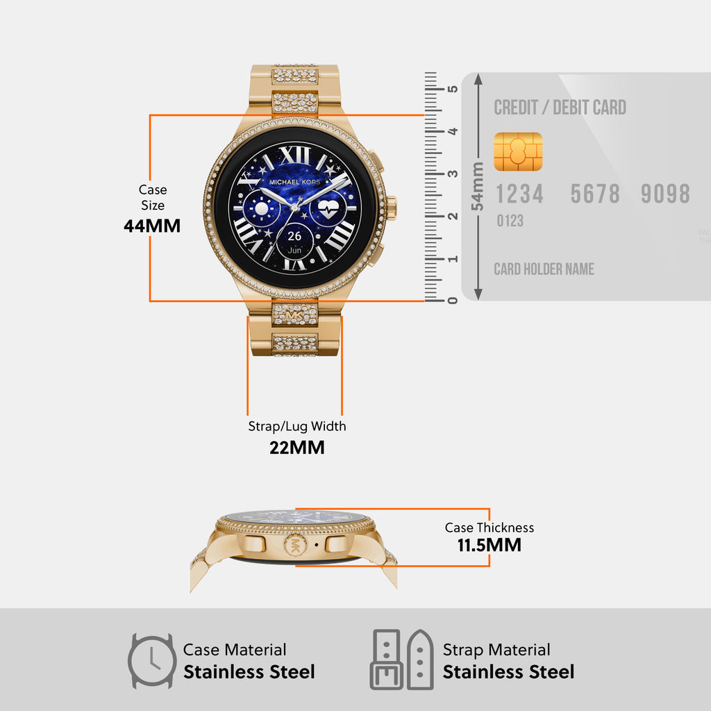 Michael Kors Stainless Steel Black watch