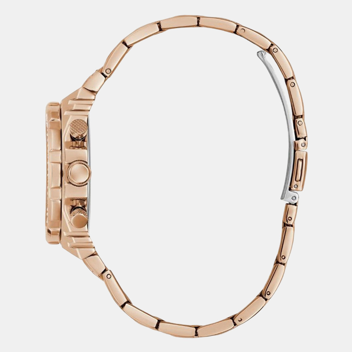 Gs Fusion Women Quartz Rose Gold Dial Multi-Function Stainless Steel Watch Gw0552L3