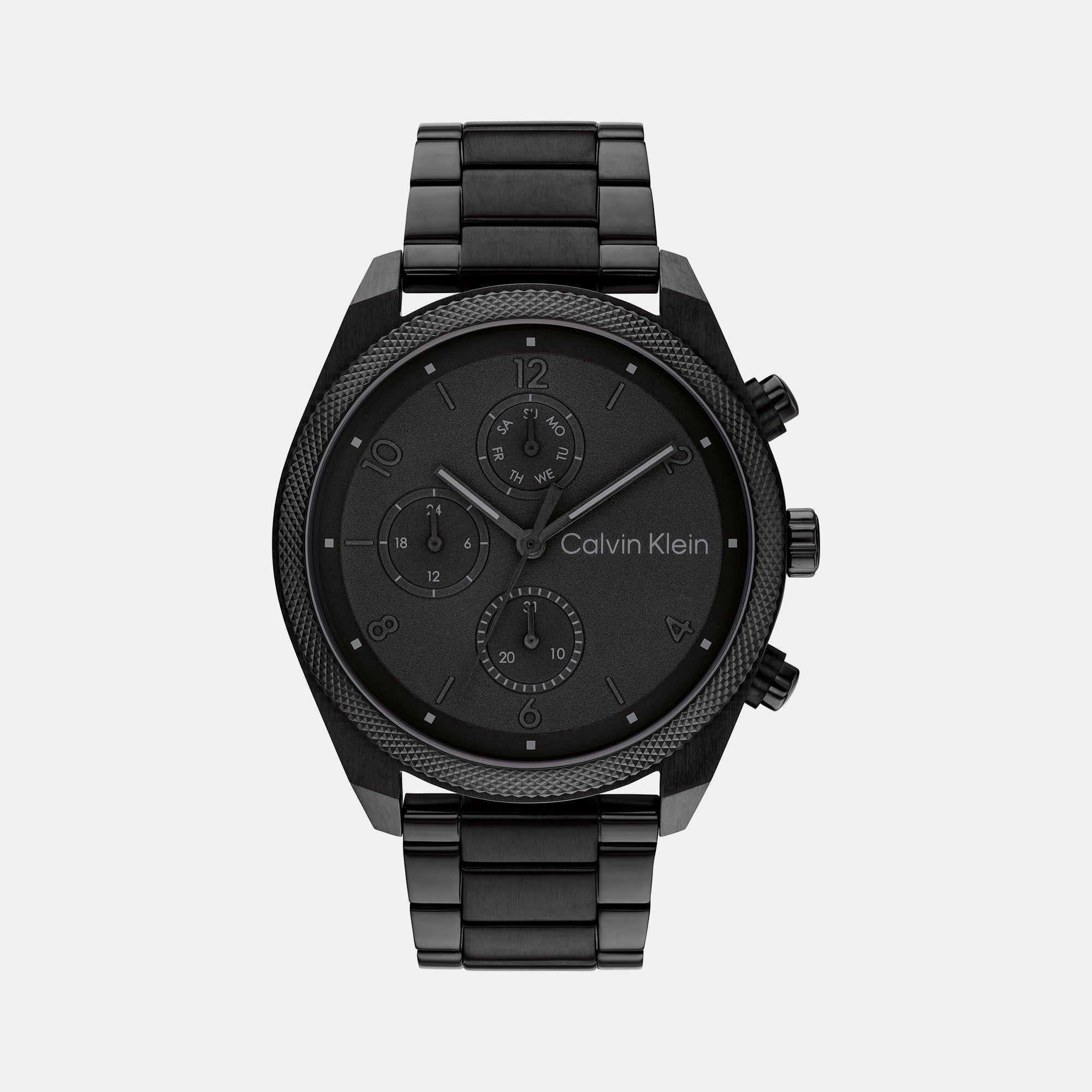 Calvin Klein Round Black Chronograph watch