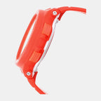 Casio Women Round Orange watch