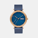 Obaku Round Blue Analog watch