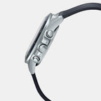 Edifice Men Quartz Blue Dial Chronograph Leather Watch ED570