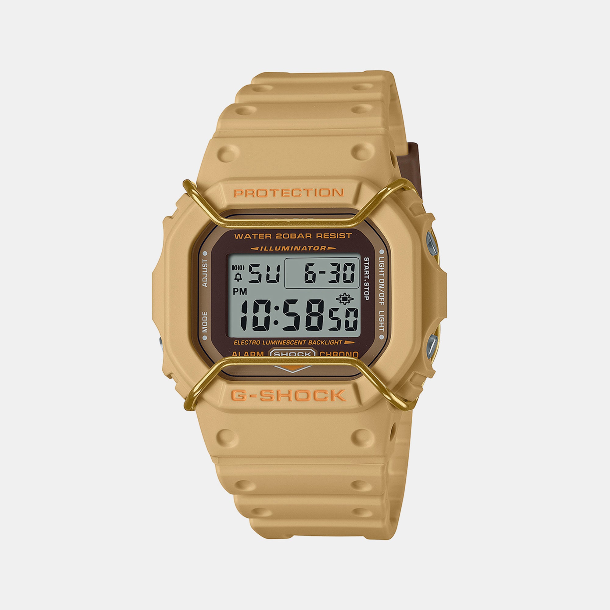 Casio Rectangular Grey Digital watch