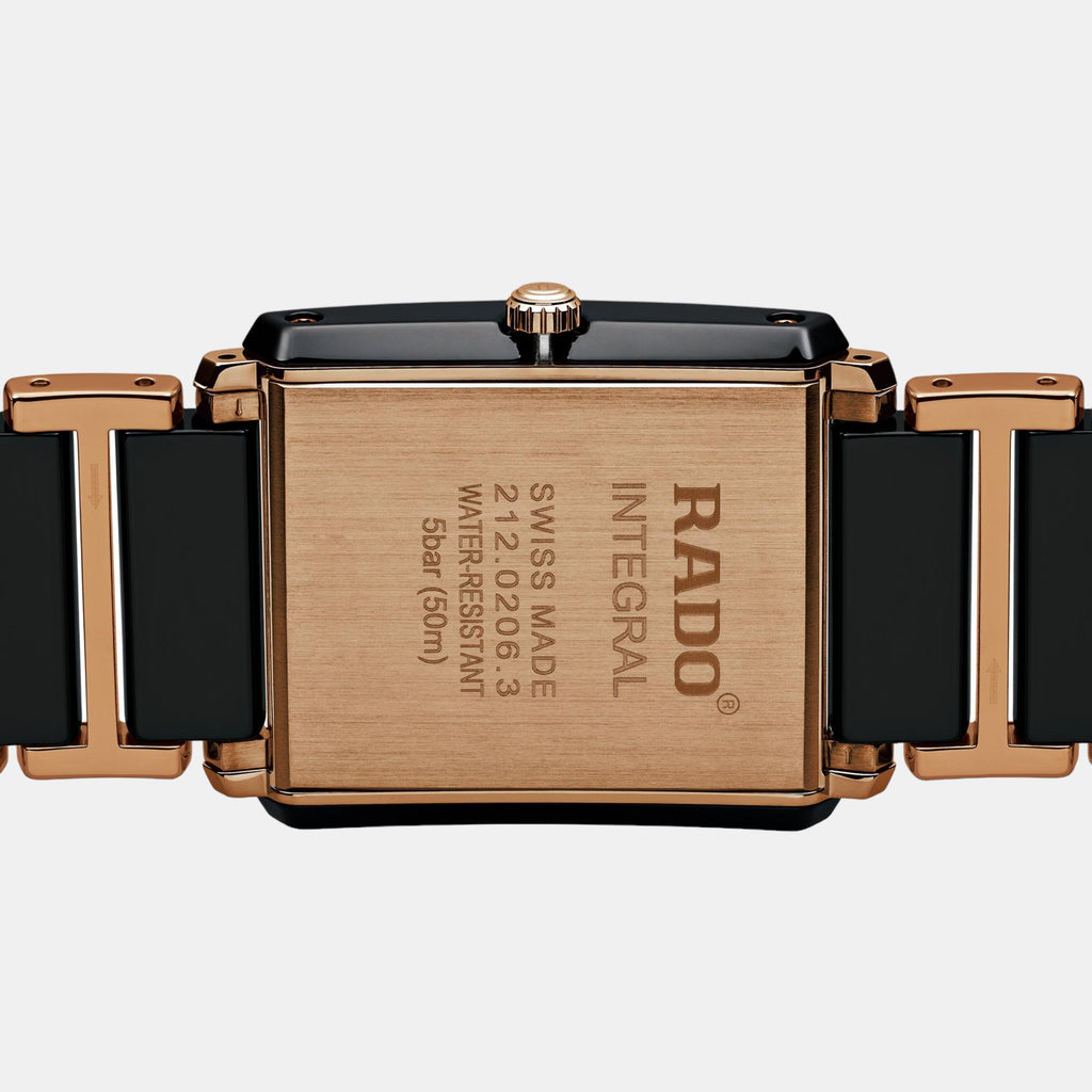 Integral Diamonds Men Quartz Black Dial Analog Stainless Steel Watch R20207712