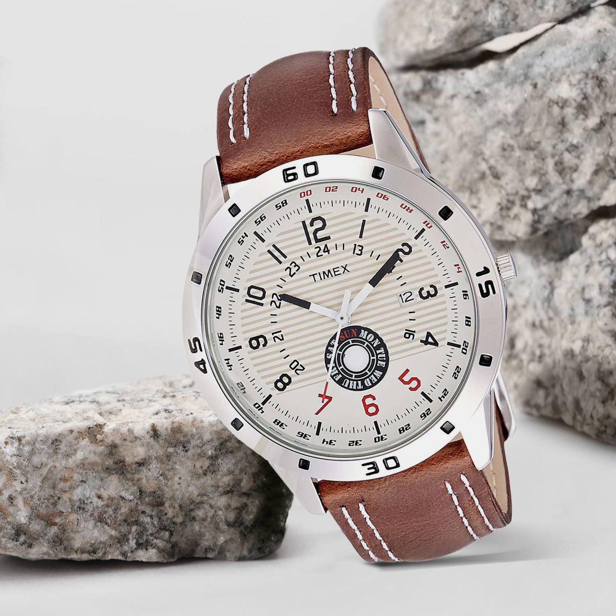 Timex 45 mm Round Quartz watch