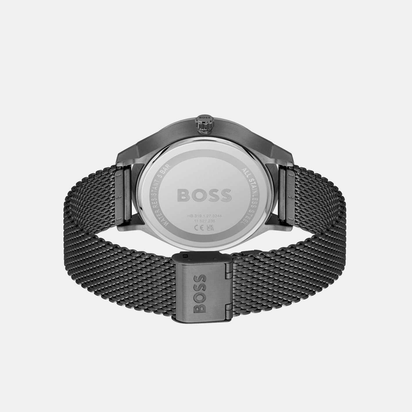 Boss Men Round Black watch
