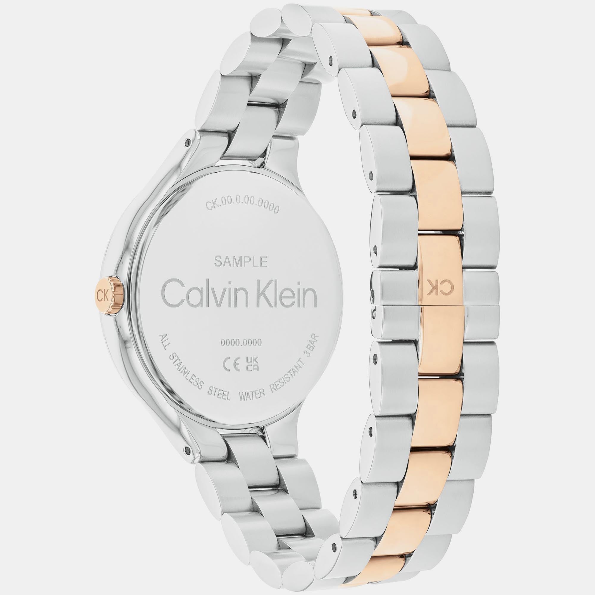 Calvin Klein Women Round White watch