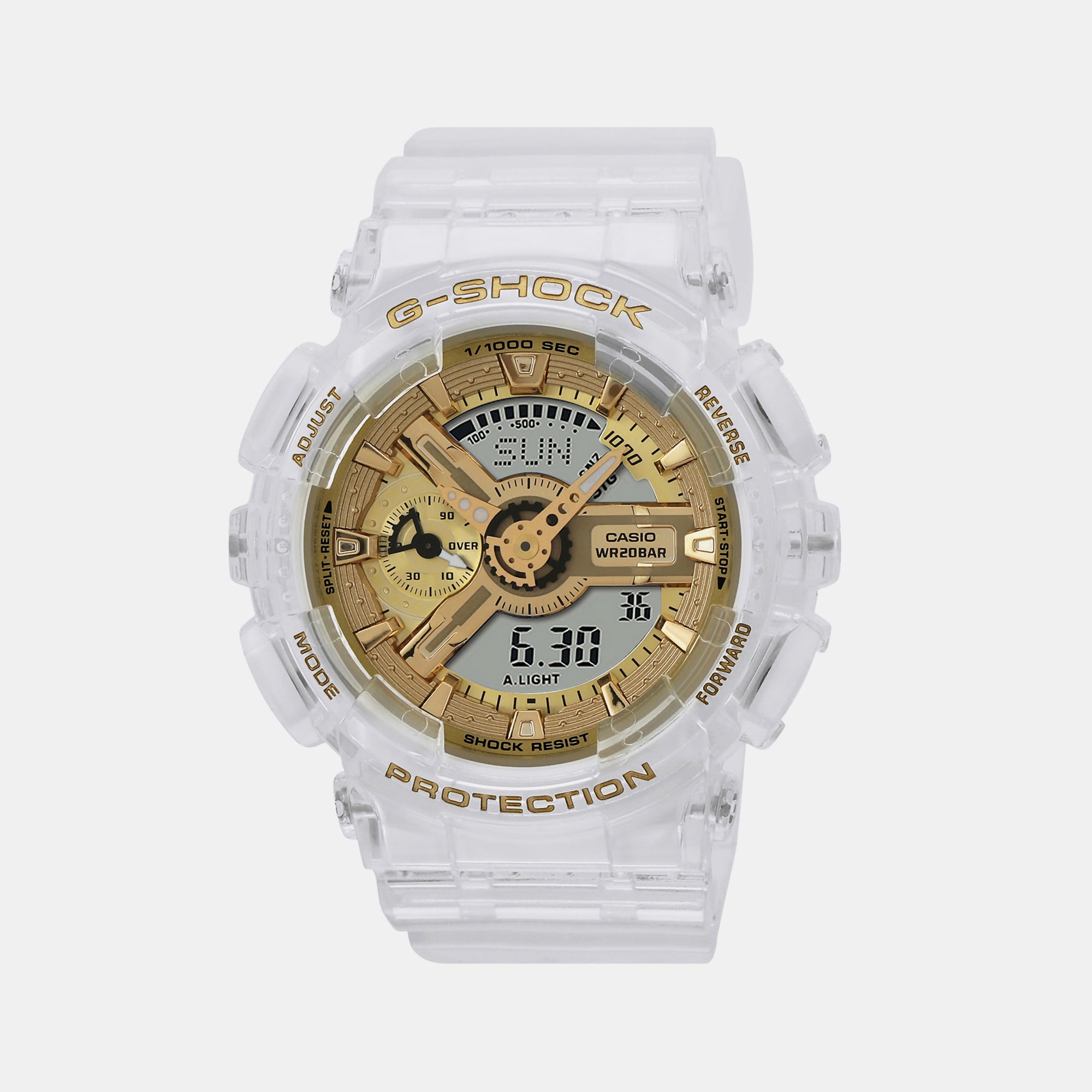 Casio Round Gold Analog-Digital watch
