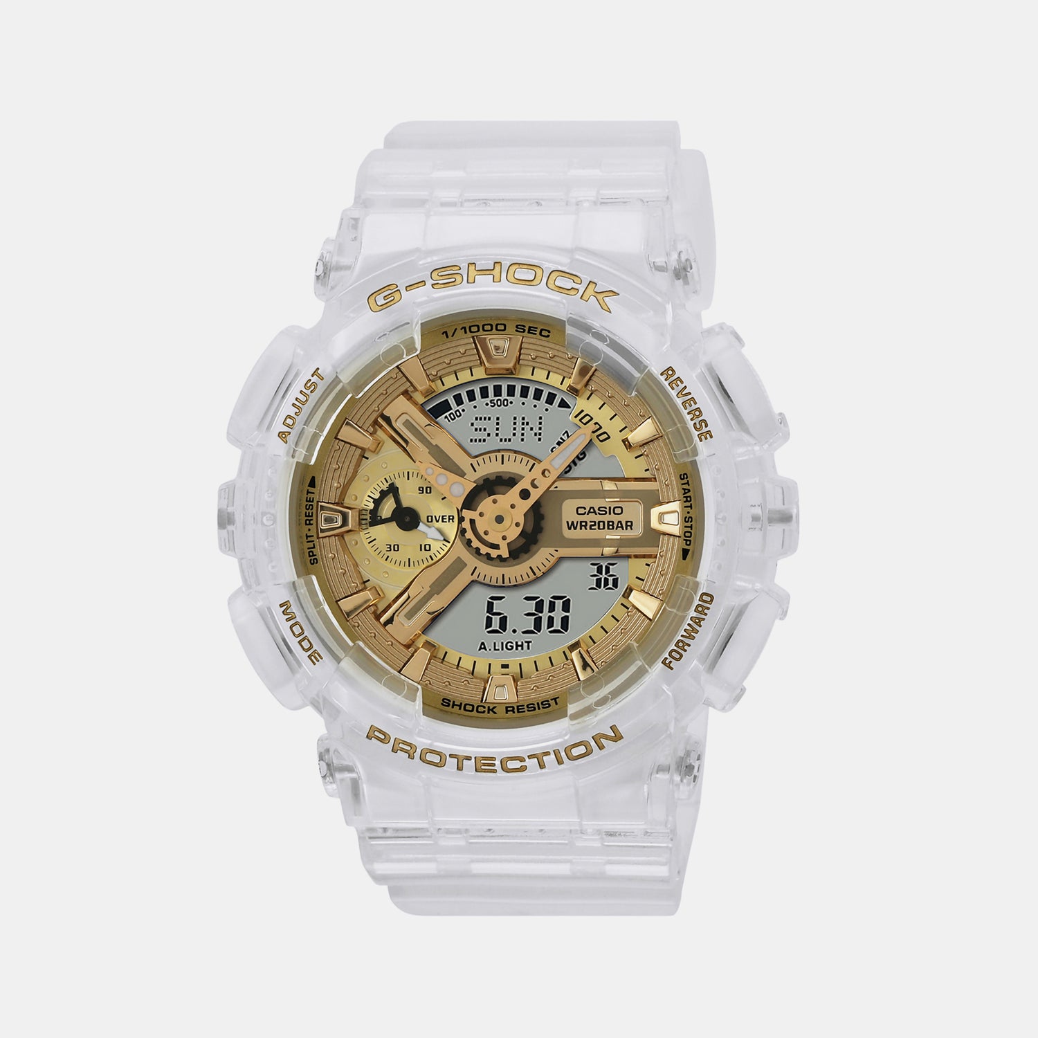 G-Shock White Female Analog-Digital Resin Watch G1400