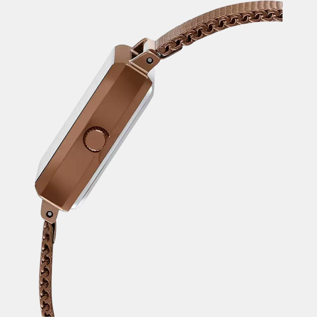 Casio Women Round Rose Gold watch