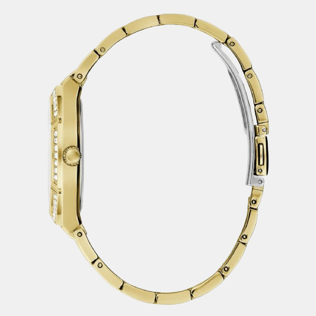 Cosmo Women Quartz Green Dial Analog Stainless Steel Watch GW0033L8