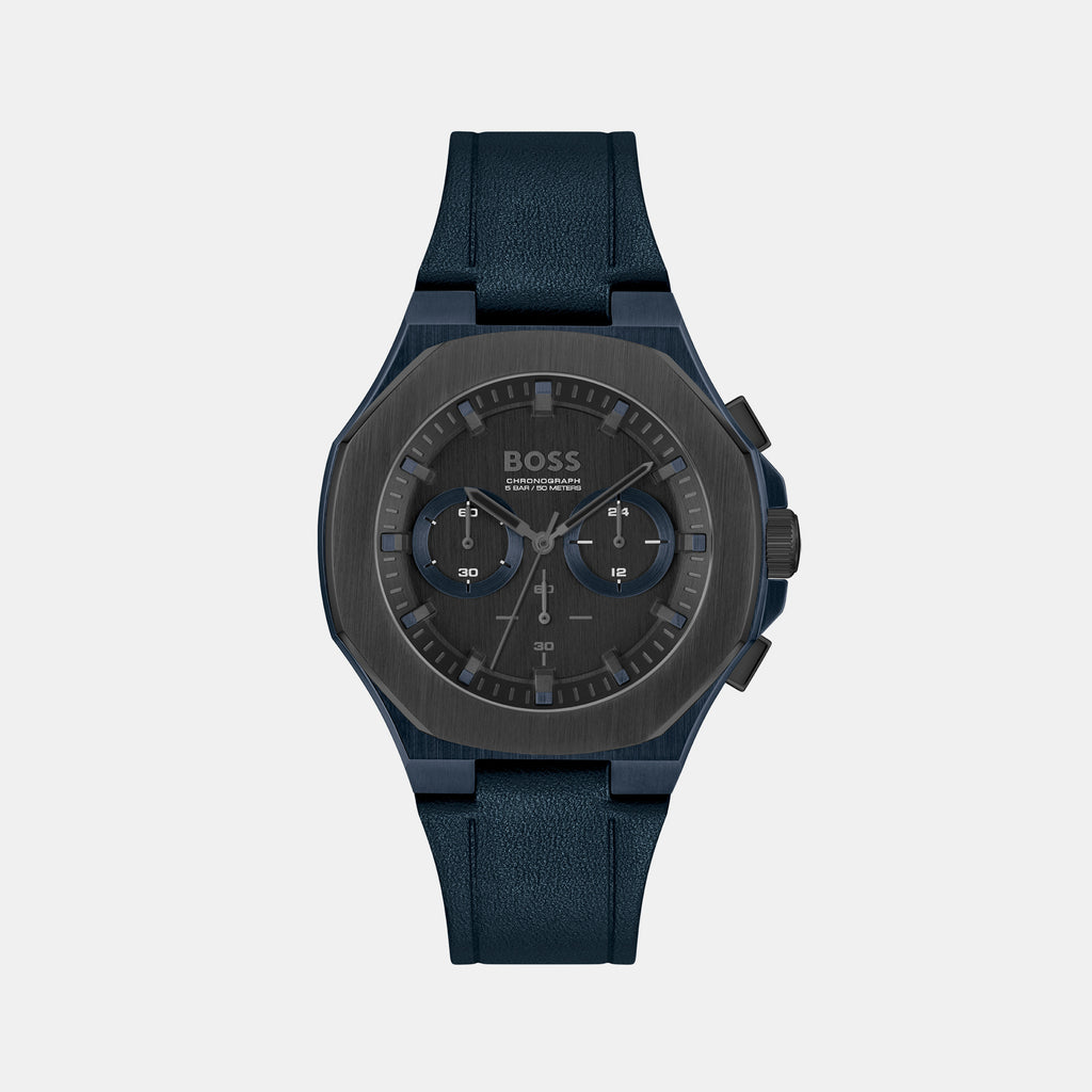 Boss Tonneau Black Chronograph watch
