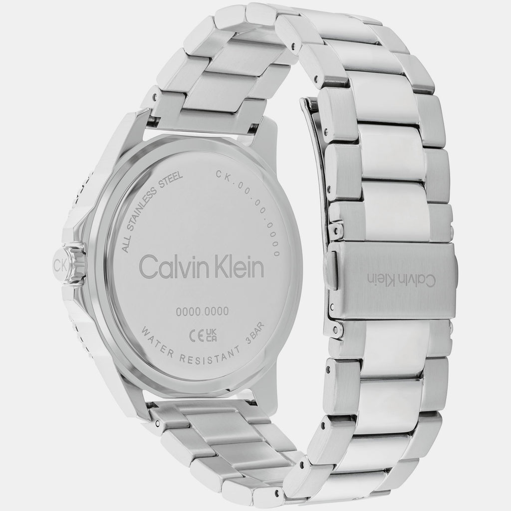 Calvin Klein Men Round Blue watch