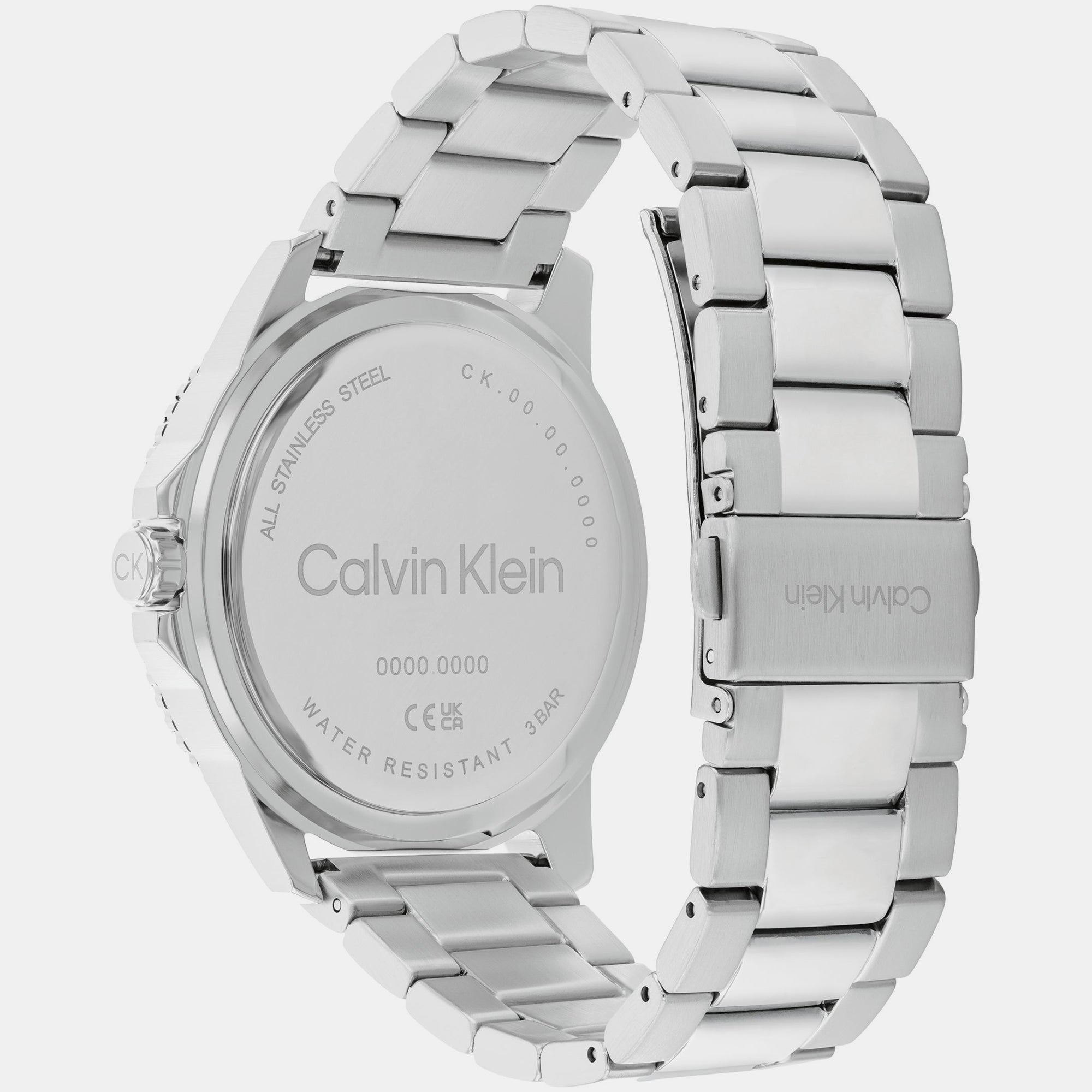 Calvin Klein Men Round Blue watch