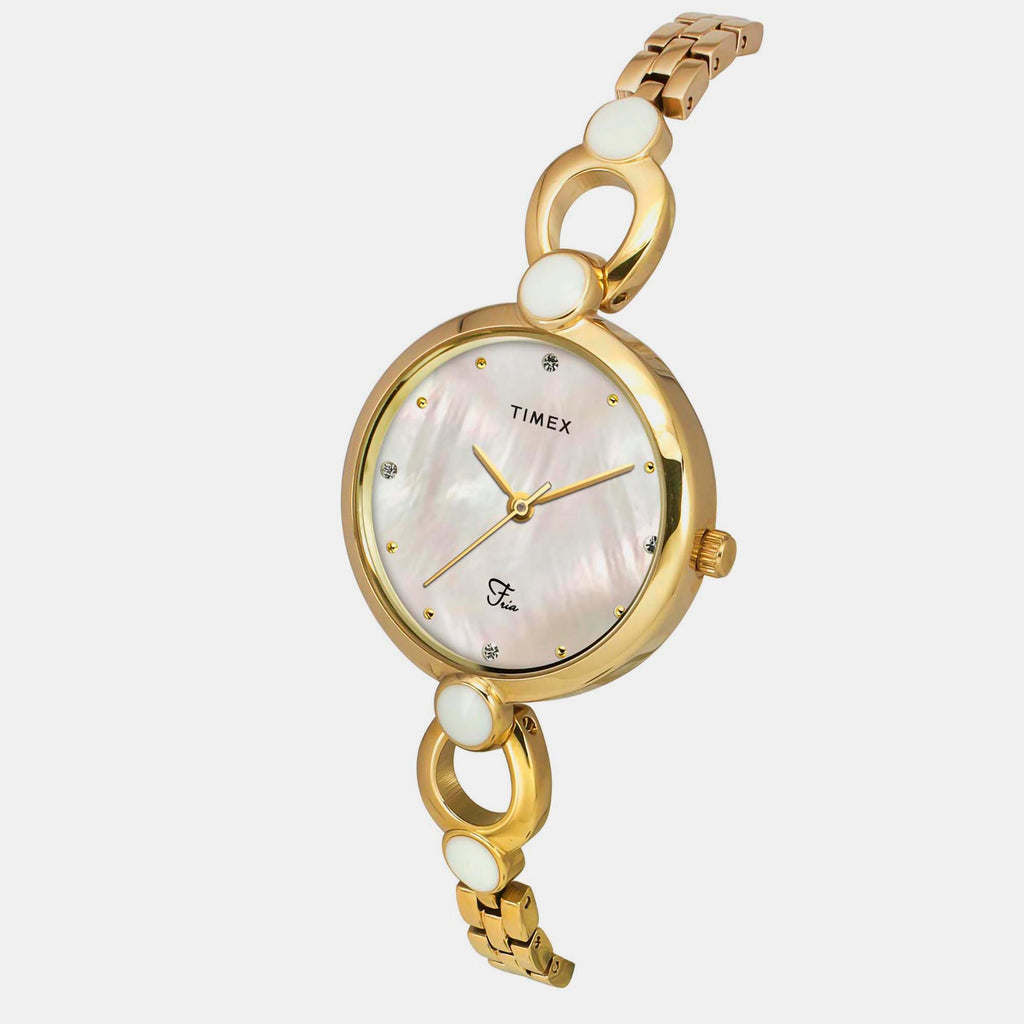 Timex Brass Round watch