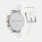 Energize Women Quartz White Dial Chronograph Silicone Watch 25200244