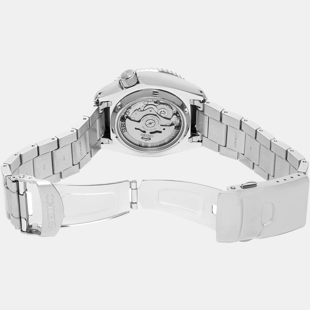 Seiko Men Round Black watch