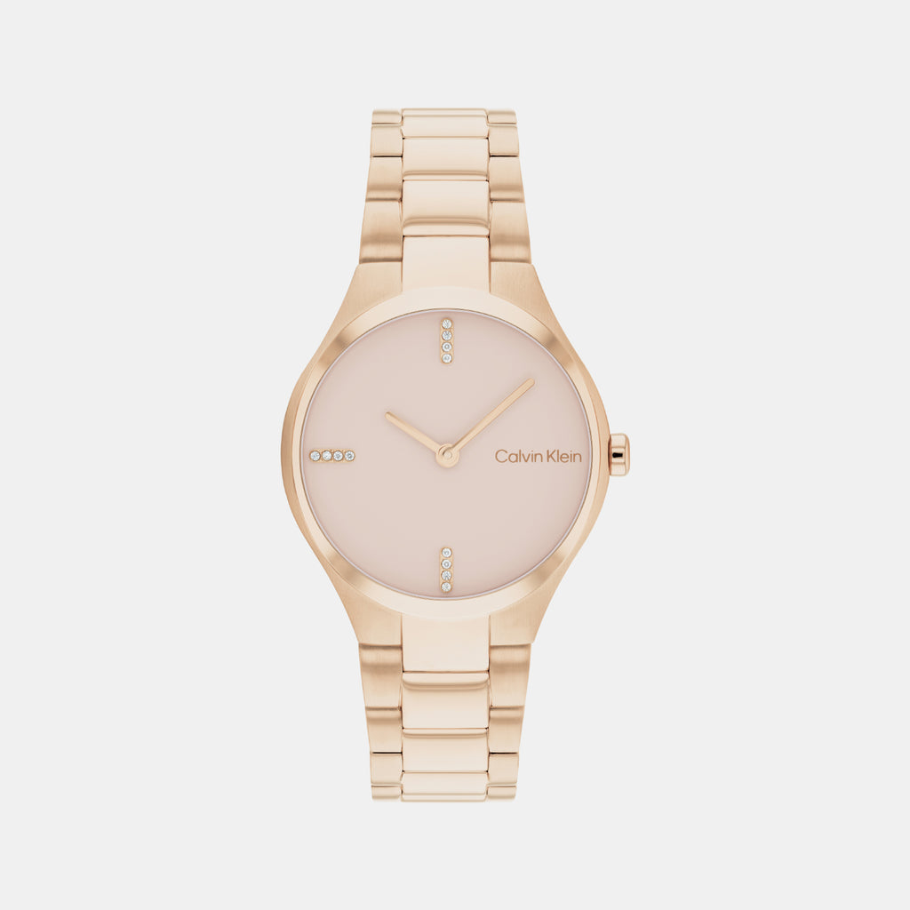 Calvin Klein Round Gold Analog watch