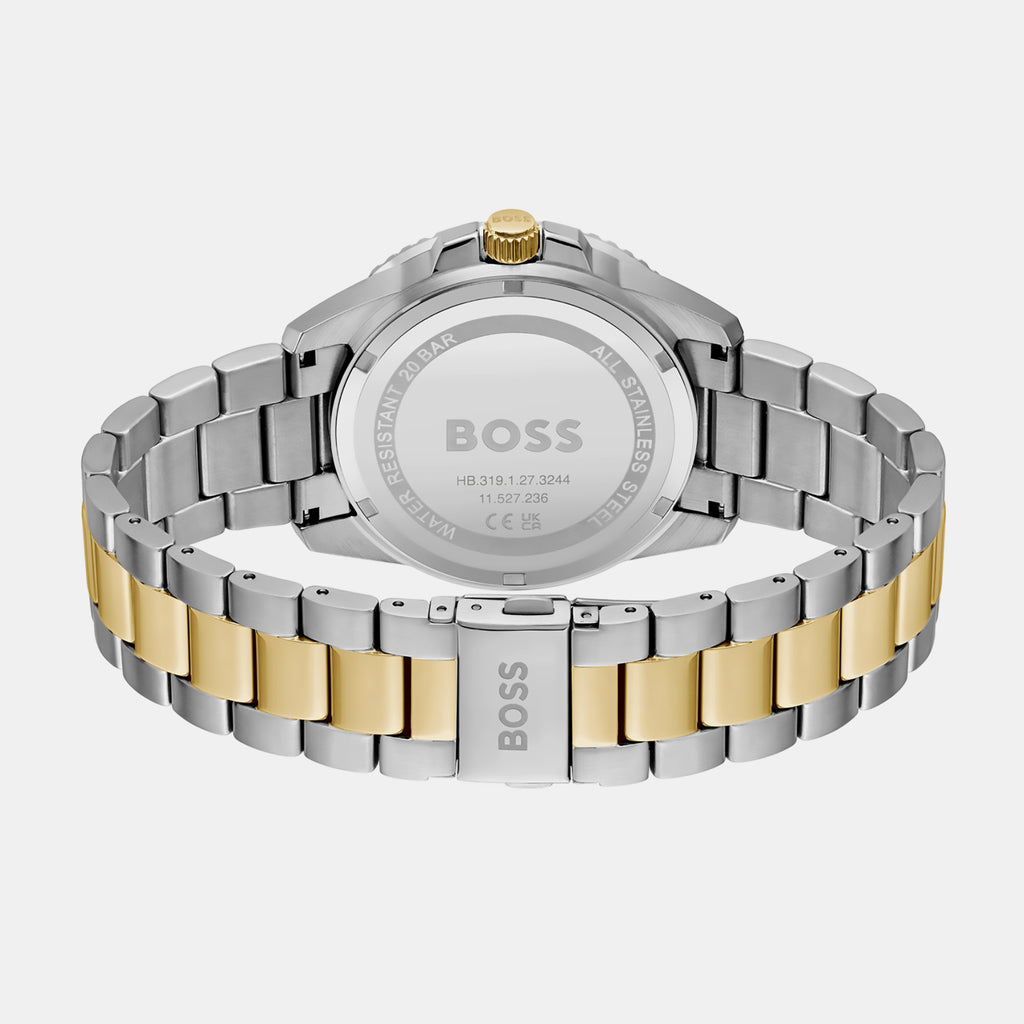 Boss Men Round Olive Green watch