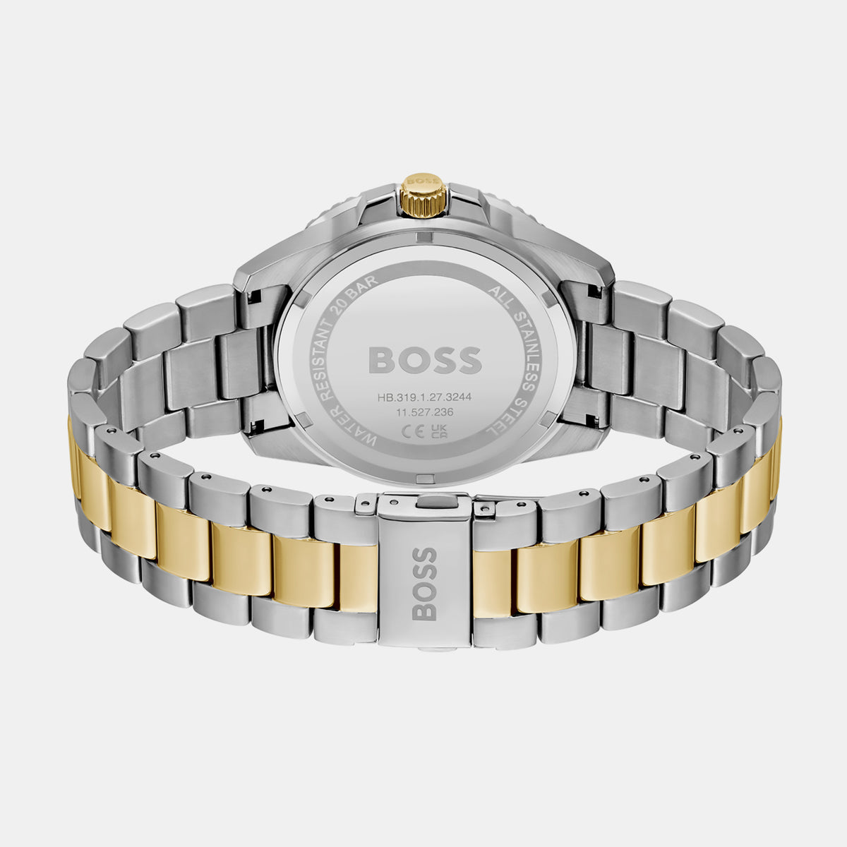 Boss Men Round Olive Green watch