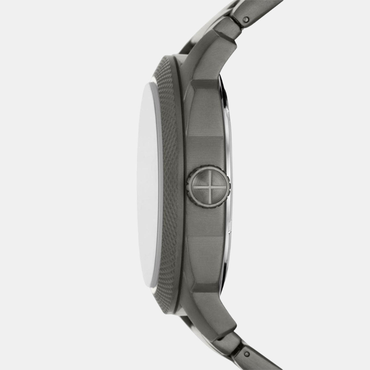 Machine Men Quartz Black Dial Analog Stainless Steel Watch FS5970