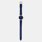 Casio Leather Blue watch