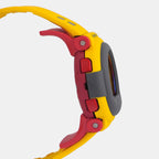 Casio Men Round Yellow watch