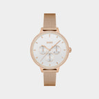 Boss Round White Analog watch