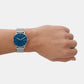 Male Blue Analog Mesh Watch SKW6904