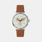 Ted Baker Round Silver Chronograph watch