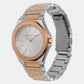 Female Silver Analog Stainless Steel Watch AX4607