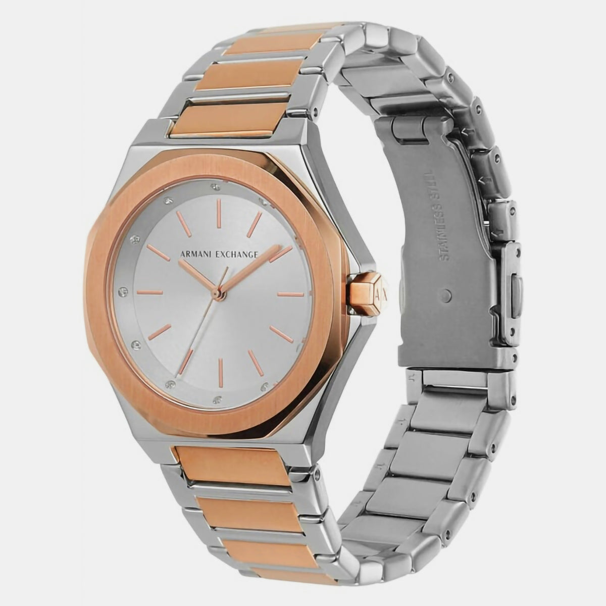 Armani Exchange Stainless Steel Round watch