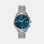 Emporio Armani Round Blue Chronograph watch