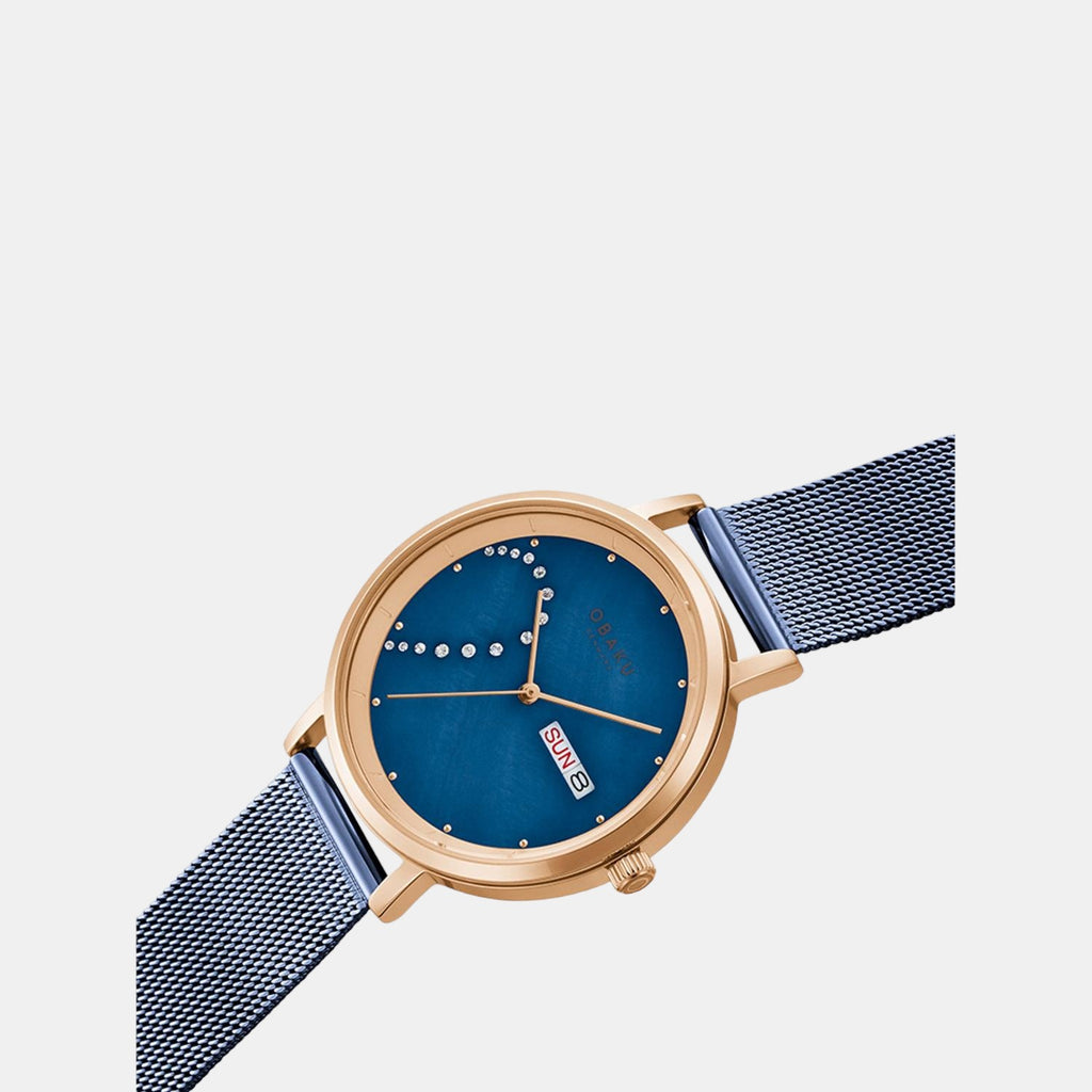 Obaku Stainless Steel Round watch