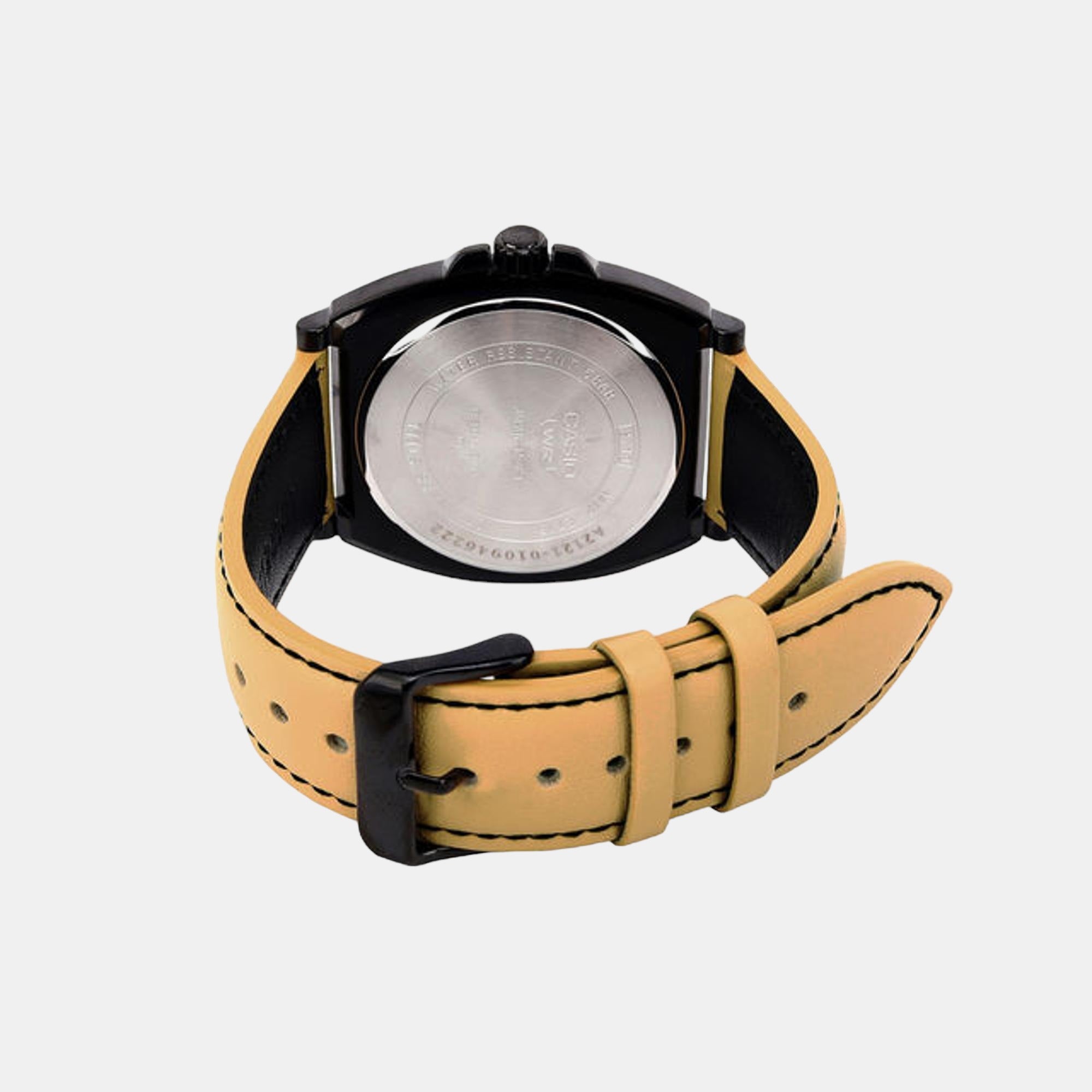 Enticer Men Quartz Black Dial Analog Leather Watch A2121