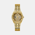 Guess Round Gold Chronograph watch