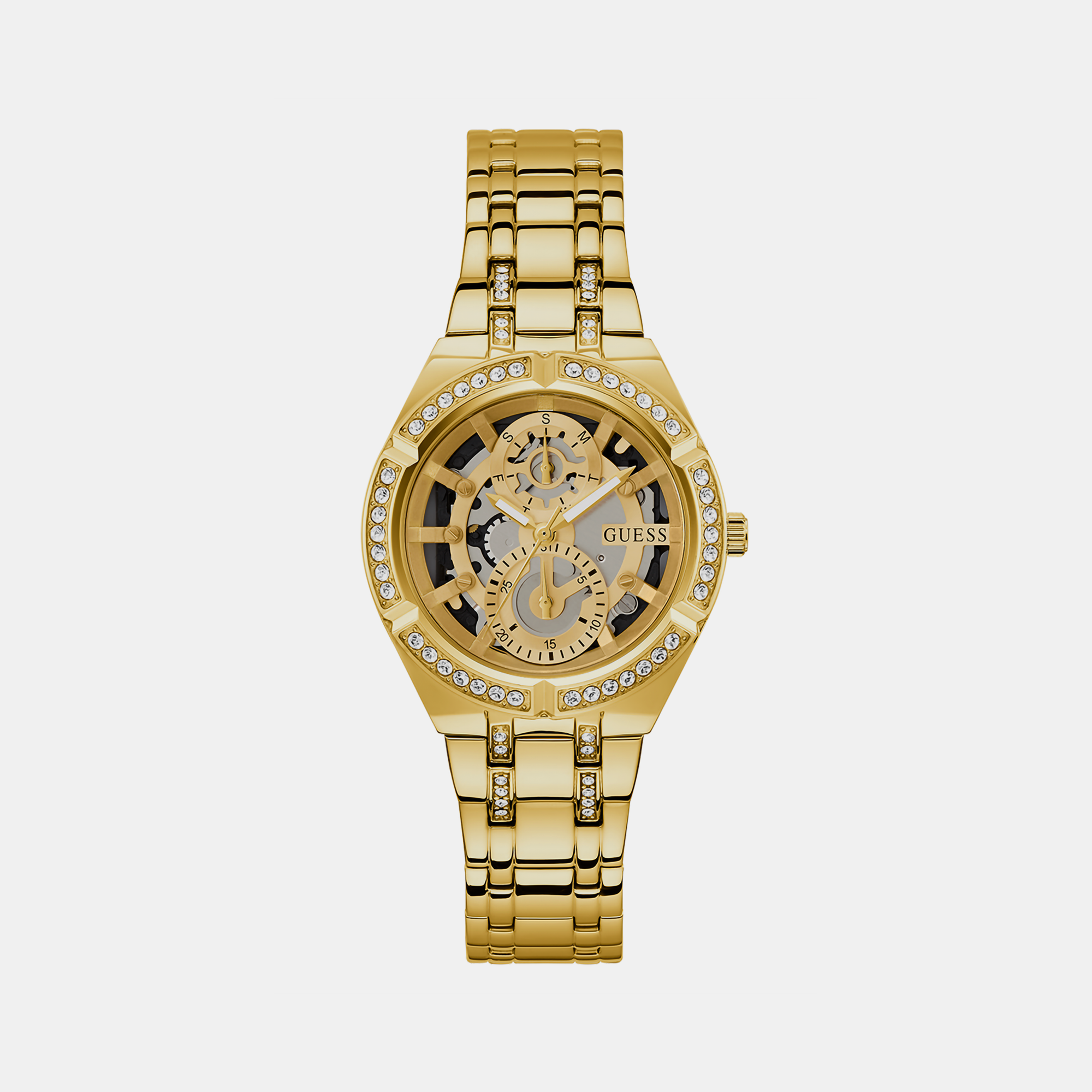 Guess Round Gold Chronograph watch