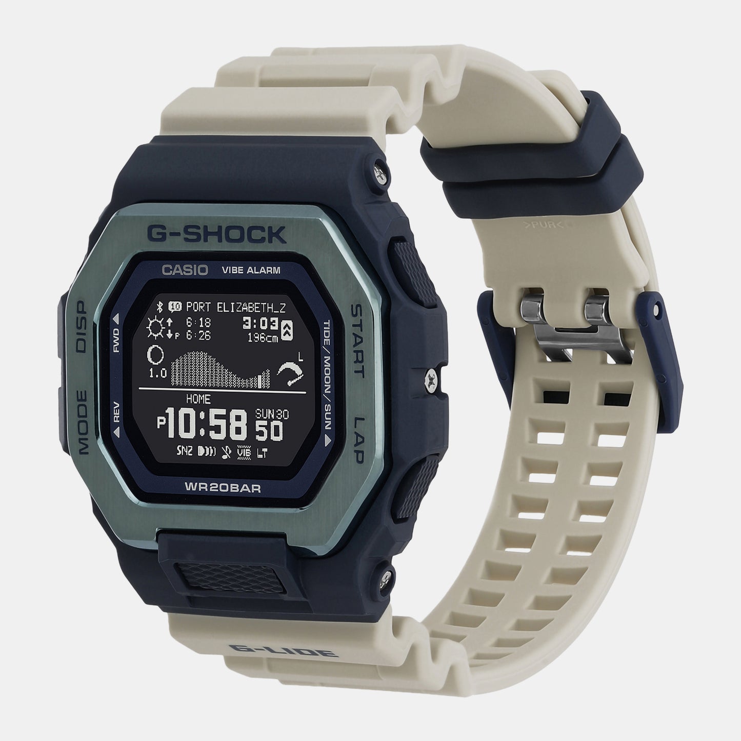 G-Shock Blue Men's Digital Resin Watch G1390 - GBX-100TT-2DR