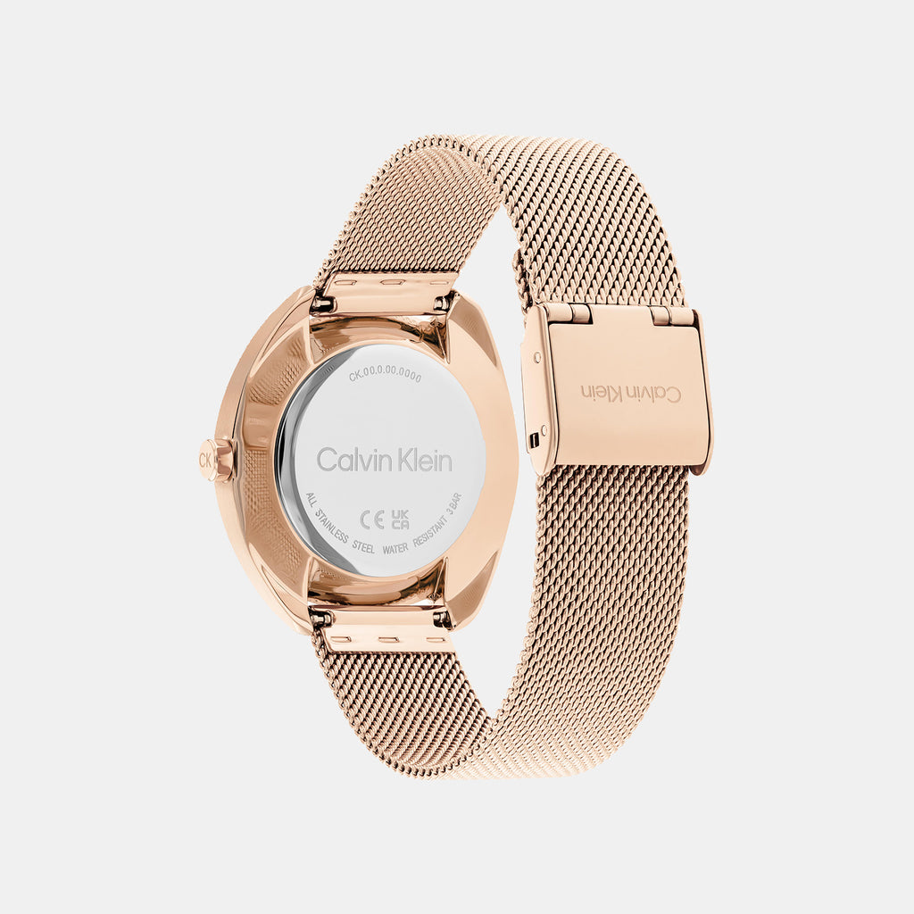 Calvin Klein Women Round White watch