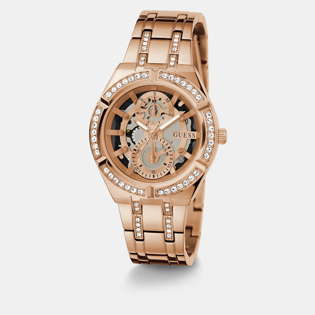 Guess Stainless Steel Rose Gold watch