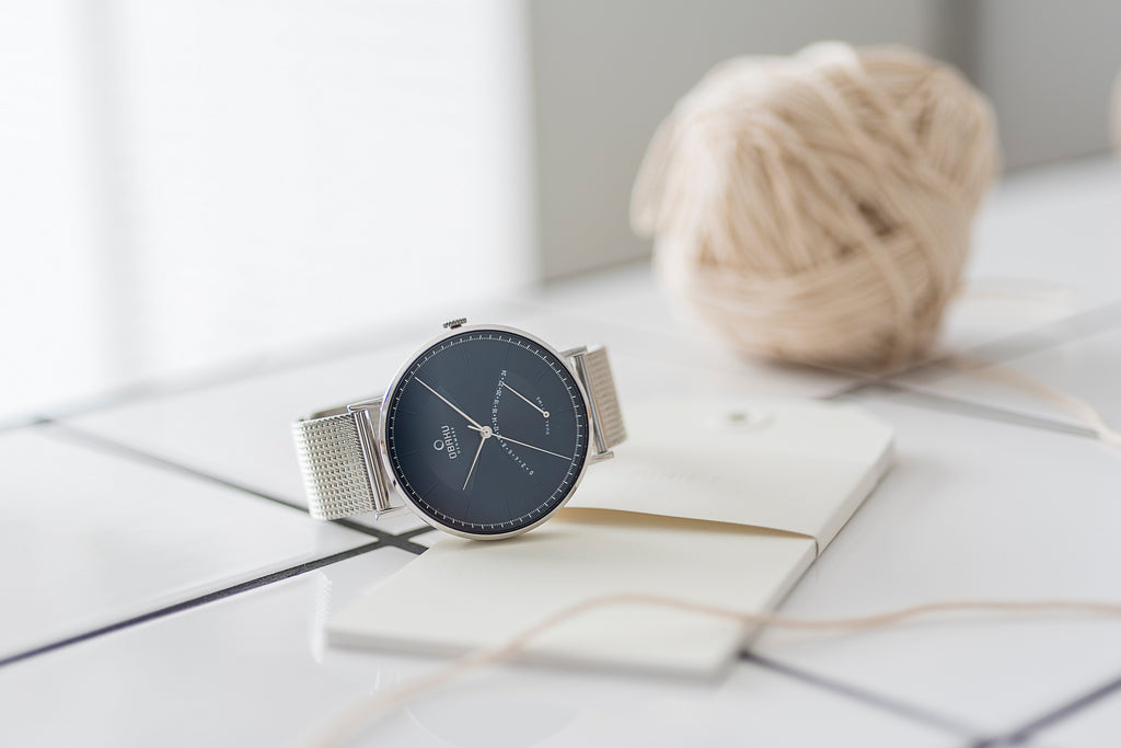 Obaku Men Round Blue watch