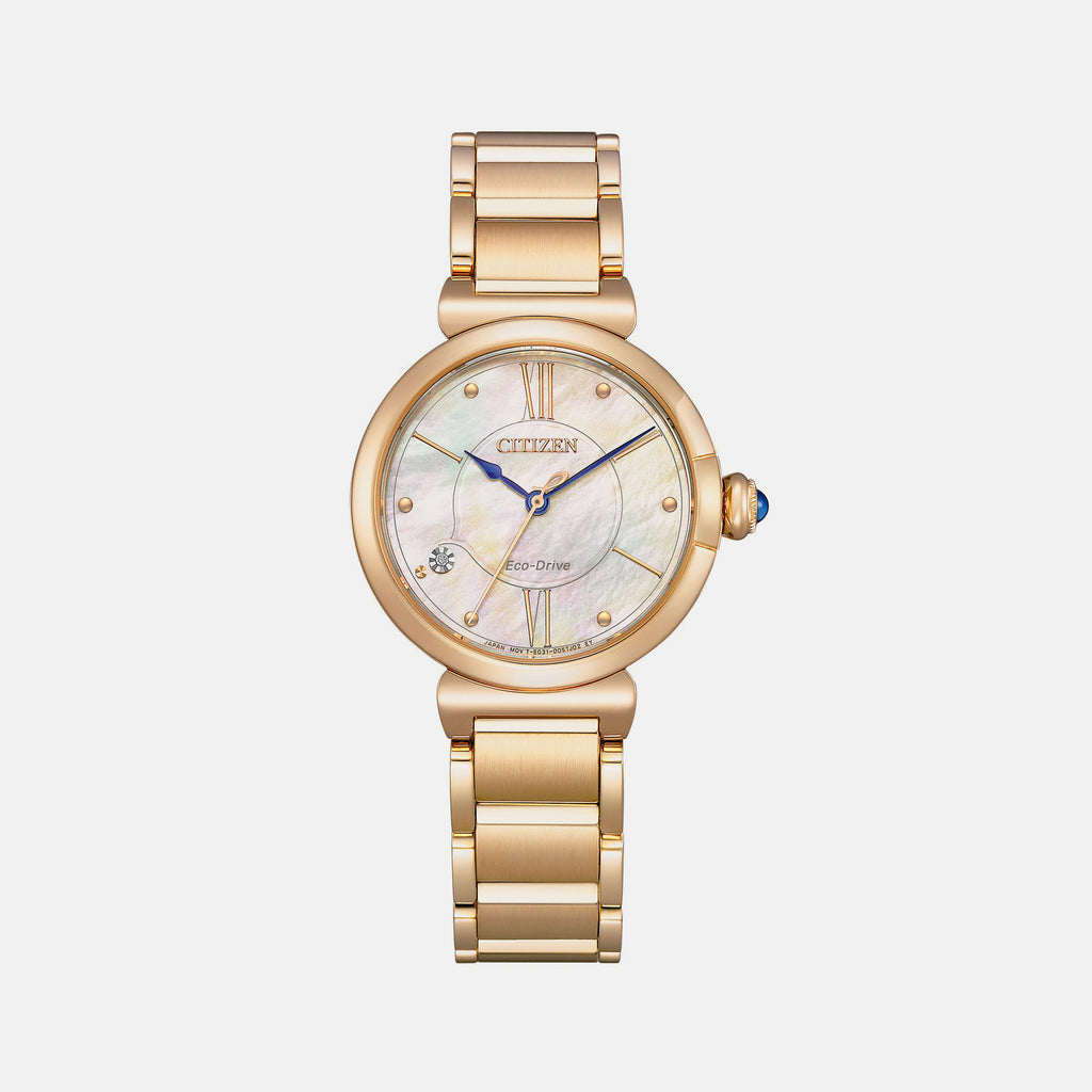 Citizen Round Mother Of Pearl Analog watch