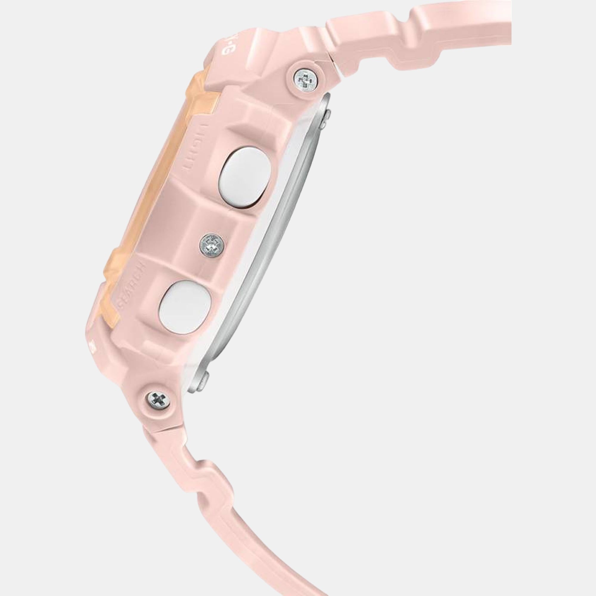 Baby-G Women Quartz Pink Dial Analog-Digital Resin Watch B230