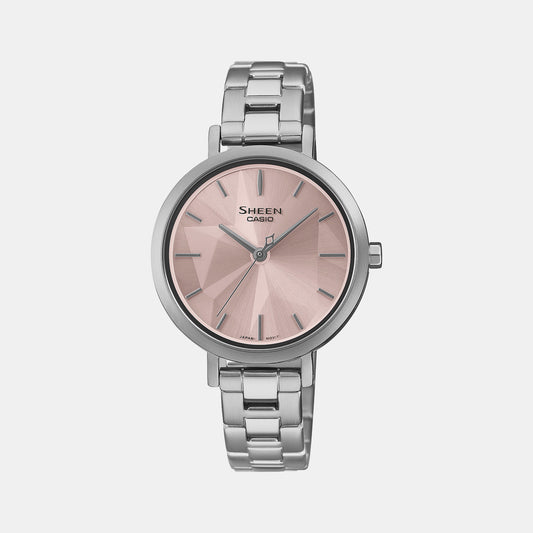 Sheen Pink Female Analog Stainless Steel Watch SH300