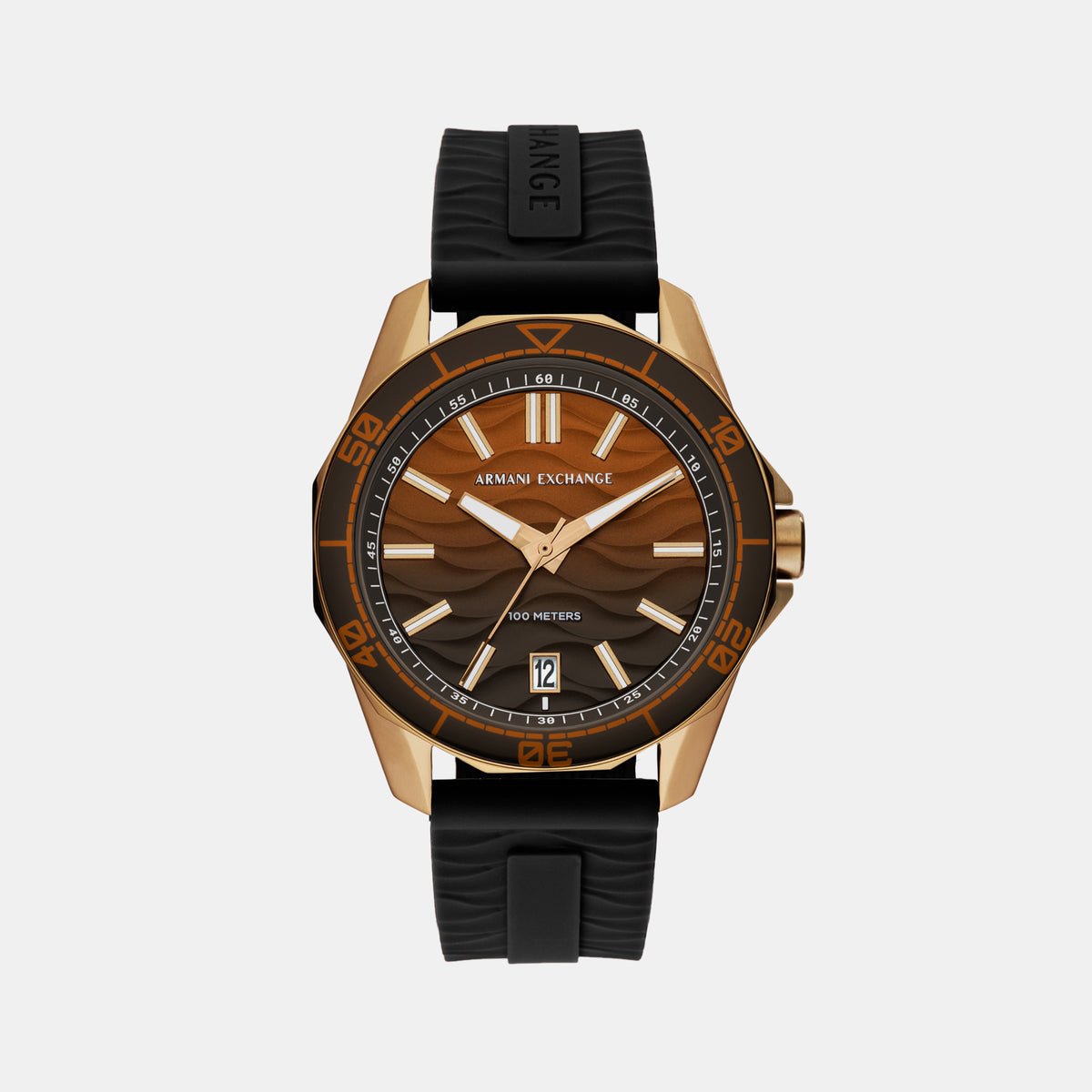 Armani Exchange Round Brown Analog watch