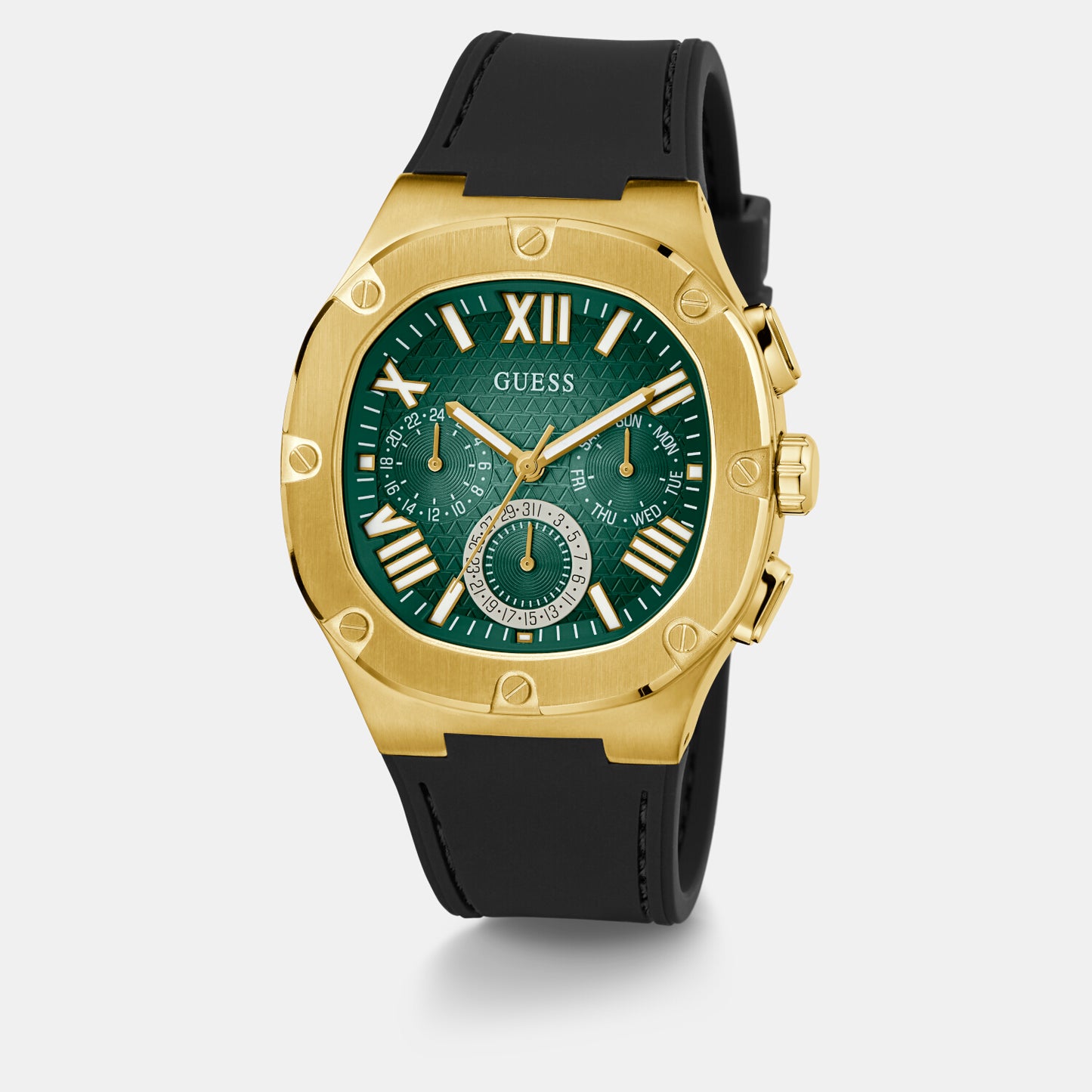 Male Green Analog Stainless Steel Watch GW0571G3