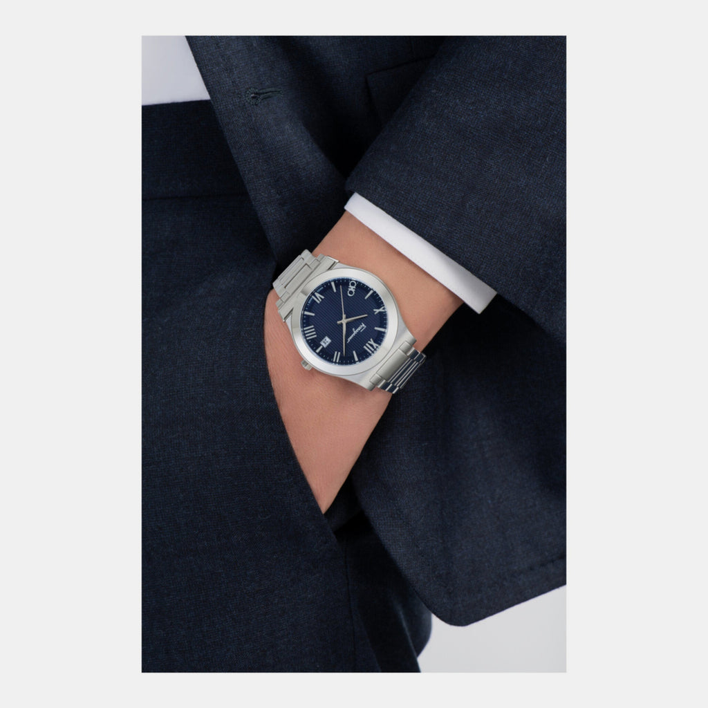 Ferragamo Stainless Steel Round watch